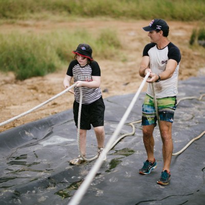 group of kids playing in the park